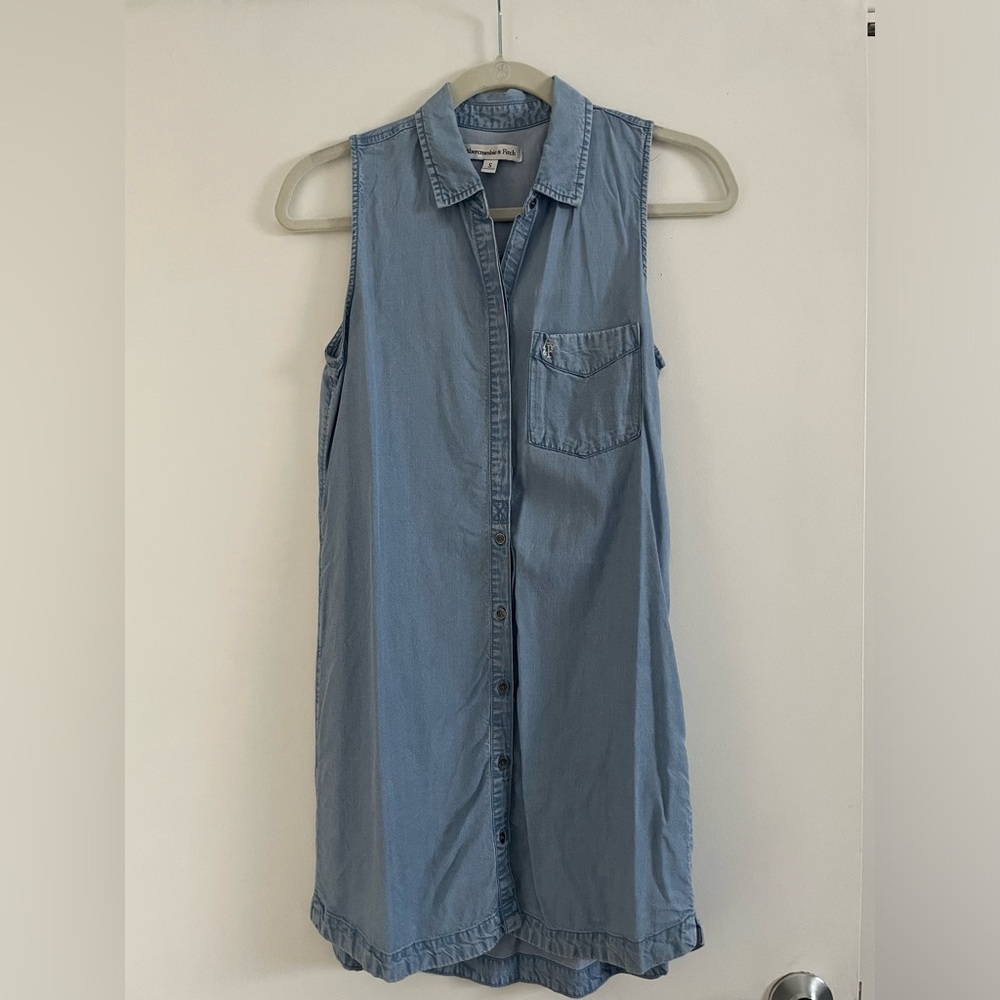 Abercrombie & Fitch Chambray Tank Dress